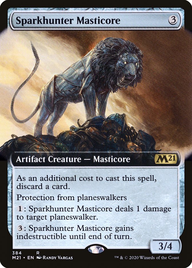 Sparkhunter Masticore (Extended) [Core Set 2021] | Gamer Loot