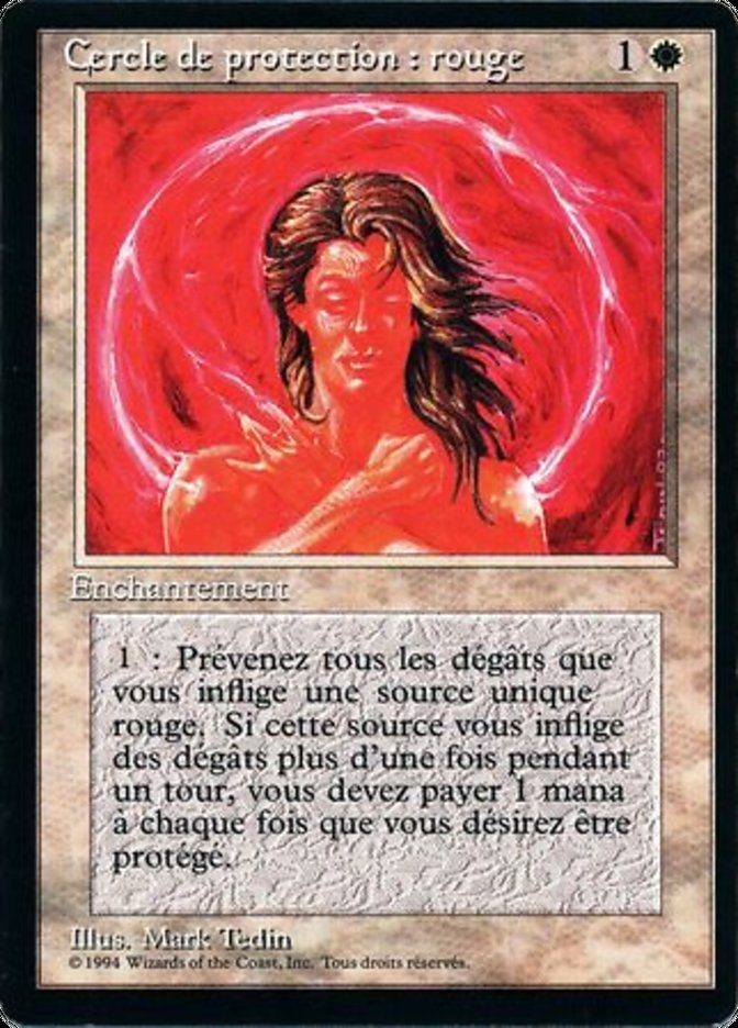 Circle of Protection: Red [Foreign Black Border] | Gamer Loot