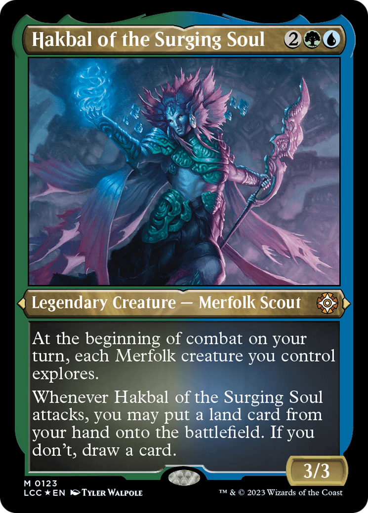 Hakbal of the Surging Soul (Display Commander) [The Lost Caverns of Ixalan Commander] | Gamer Loot
