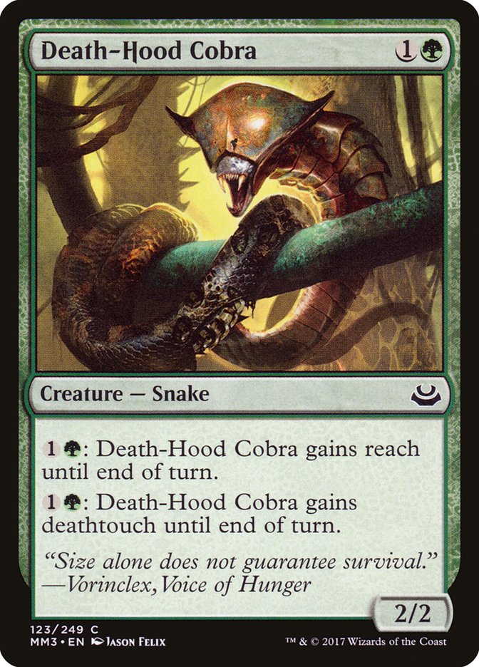 Death-Hood Cobra [Modern Masters 2017] | Gamer Loot