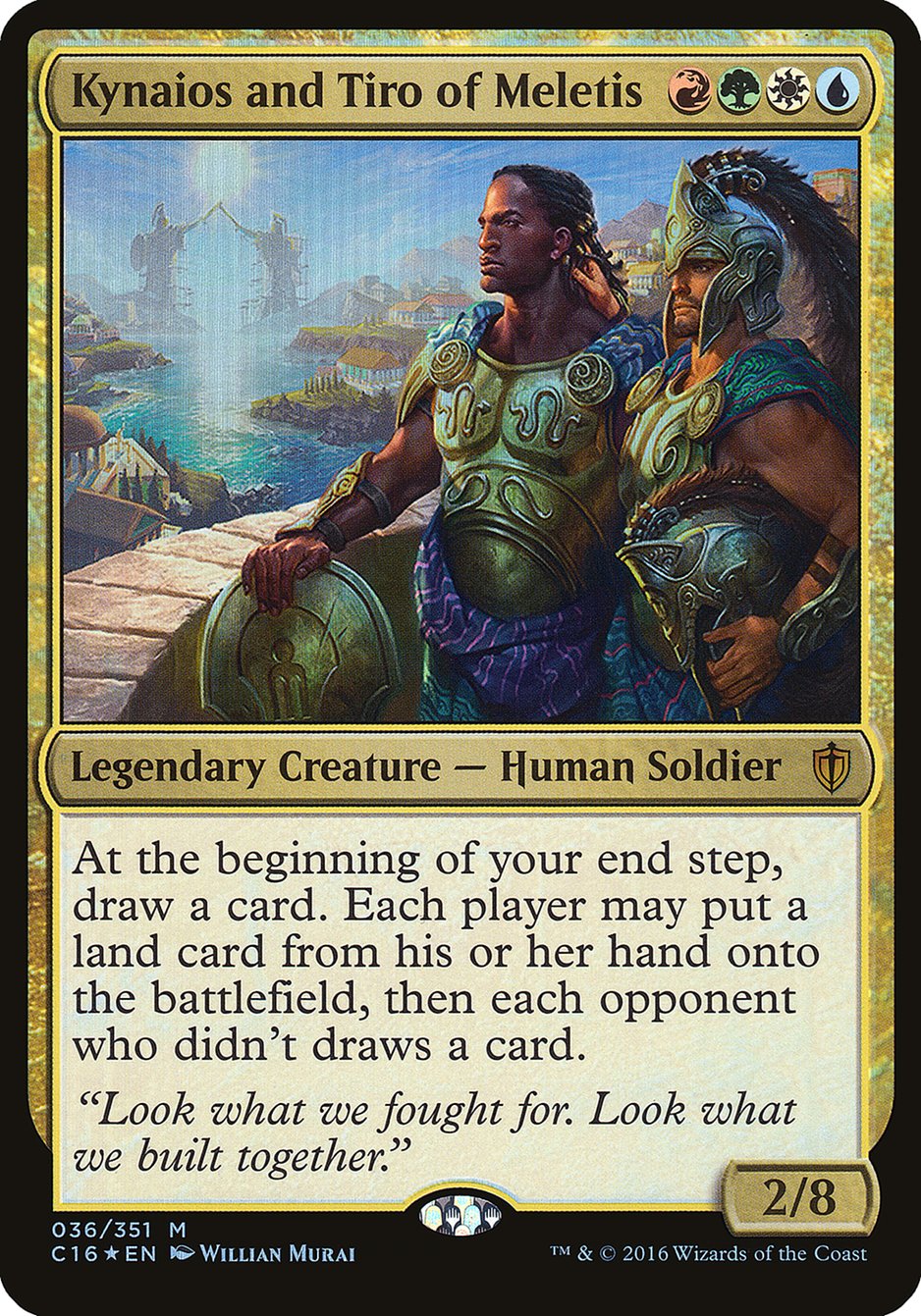 Kynaios and Tiro of Meletis (Oversized) [Commander 2016 Oversized] | Gamer Loot