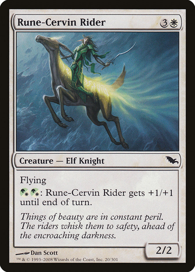 Rune-Cervin Rider [Shadowmoor] | Gamer Loot