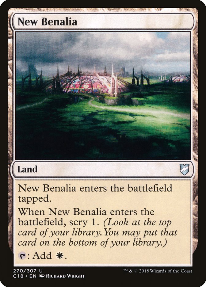 New Benalia [Commander 2018] | Gamer Loot