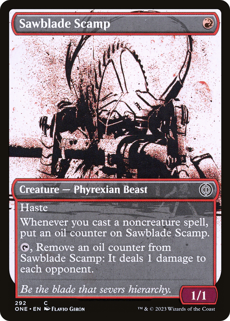 Sawblade Scamp (Showcase Ichor) [Phyrexia: All Will Be One] | Gamer Loot