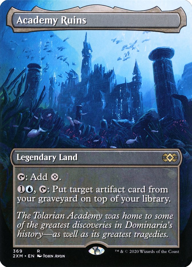 Academy Ruins (Toppers) [Double Masters Extended Art] | Gamer Loot