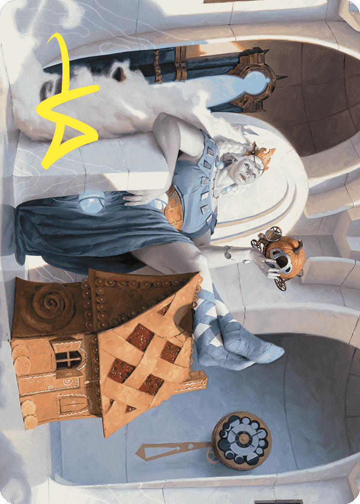 Beluna Grandsquall Art Card (Gold-Stamped Signature) [Wilds of Eldraine Art Series] | Gamer Loot