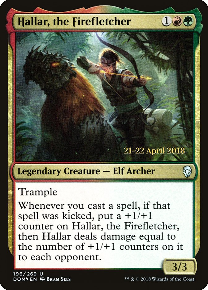 Hallar, the Firefletcher  [Dominaria Prerelease Promos] | Gamer Loot