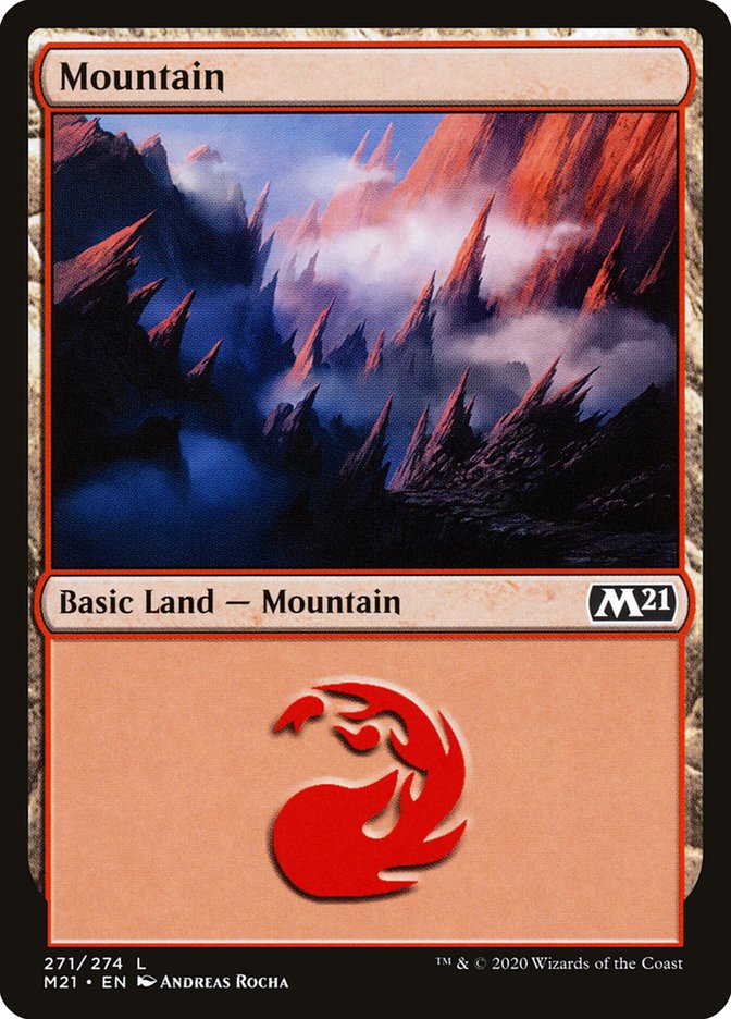 Mountain (271) [Core Set 2021] | Gamer Loot