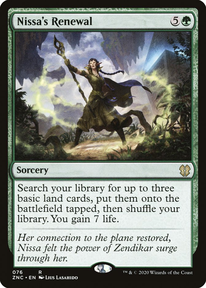 Nissa's Renewal [Zendikar Rising Commander] | Gamer Loot
