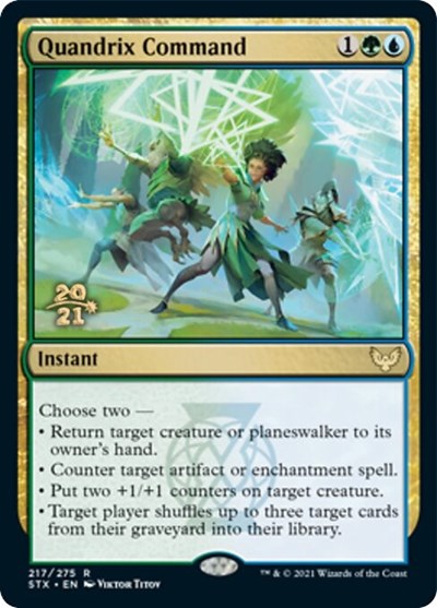 Quandrix Command [Strixhaven: School of Mages Prerelease Promos] | Gamer Loot