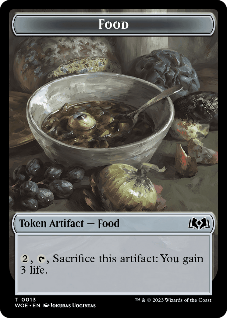 Mouse // Food (0013) Double-Sided Token [Wilds of Eldraine Tokens] | Gamer Loot