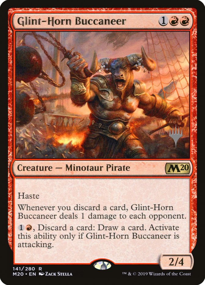 Glint-Horn Buccaneer (Promo Pack) [Core Set 2020 Promos] | Gamer Loot