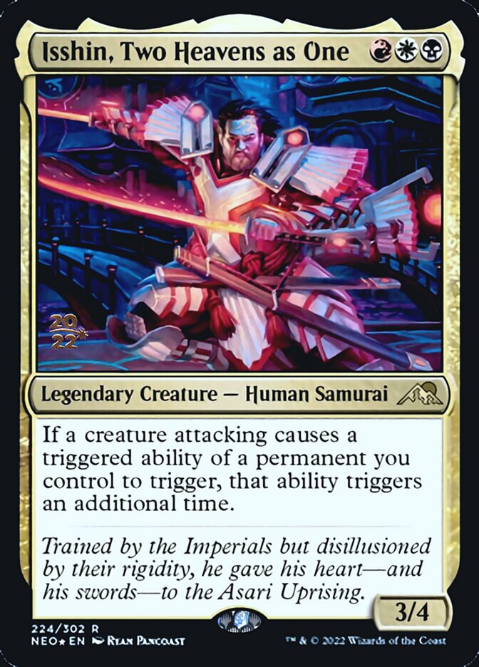 Isshin, Two Heavens as One [Kamigawa: Neon Dynasty Prerelease Promos] | Gamer Loot