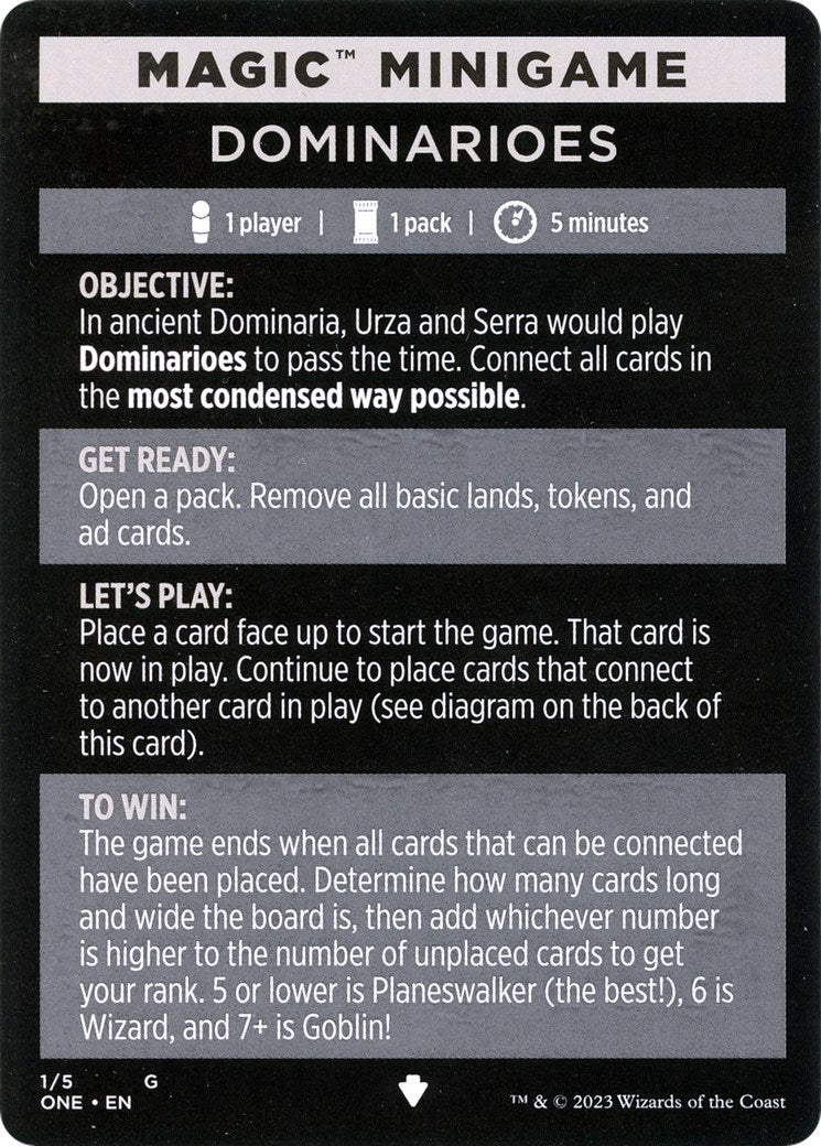 Dominarioes (Magic Minigame) [Phyrexia: All Will Be One Minigame] | Gamer Loot