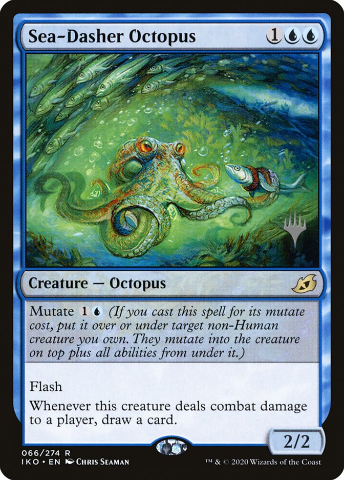 Sea-Dasher Octopus (Promo Pack) [Ikoria: Lair of Behemoths Promos] | Gamer Loot