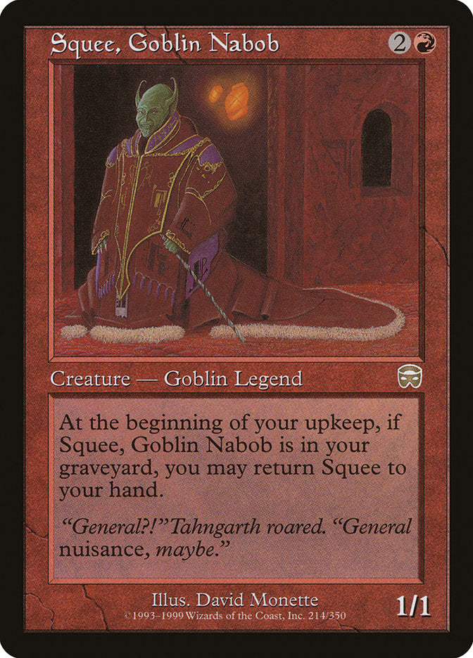 Squee, Goblin Nabob [Mercadian Masques] | Gamer Loot