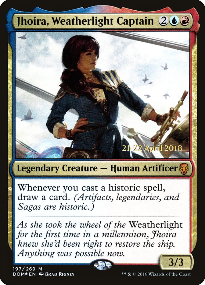 Jhoira, Weatherlight Captain  [Dominaria Prerelease Promos] | Gamer Loot