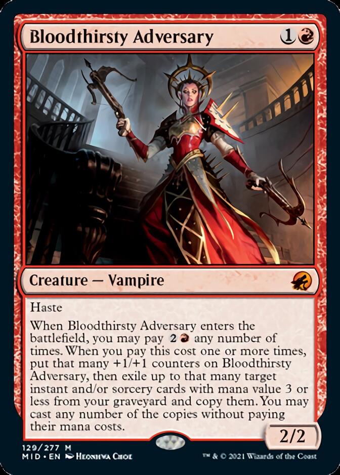 Bloodthirsty Adversary [Innistrad: Midnight Hunt] | Gamer Loot