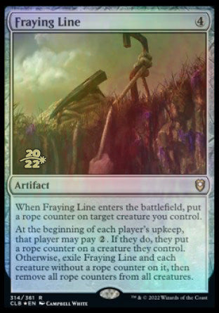 Fraying Line [Commander Legends: Battle for Baldur's Gate Prerelease Promos] | Gamer Loot