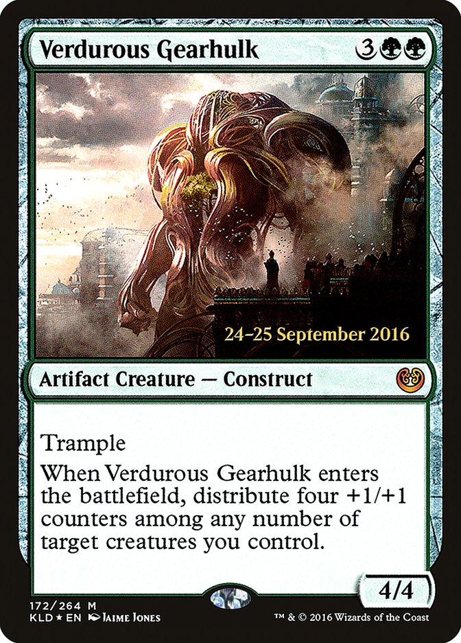 Verdurous Gearhulk  [Kaladesh Prerelease Promos] | Gamer Loot