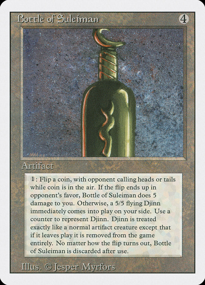 Bottle of Suleiman [Revised Edition] | Gamer Loot