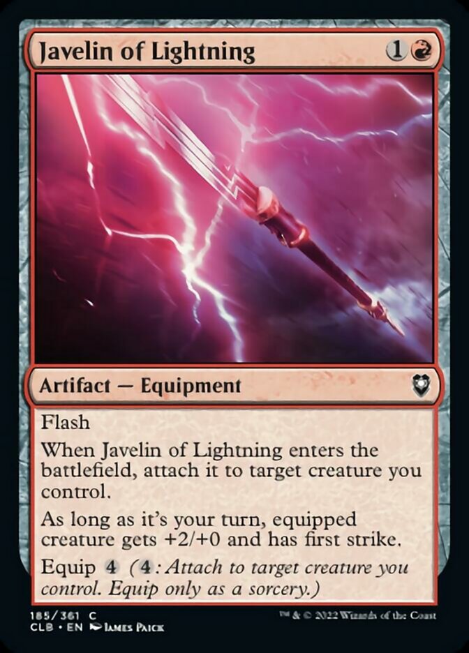 Javelin of Lightning [Commander Legends: Battle for Baldur's Gate] | Gamer Loot