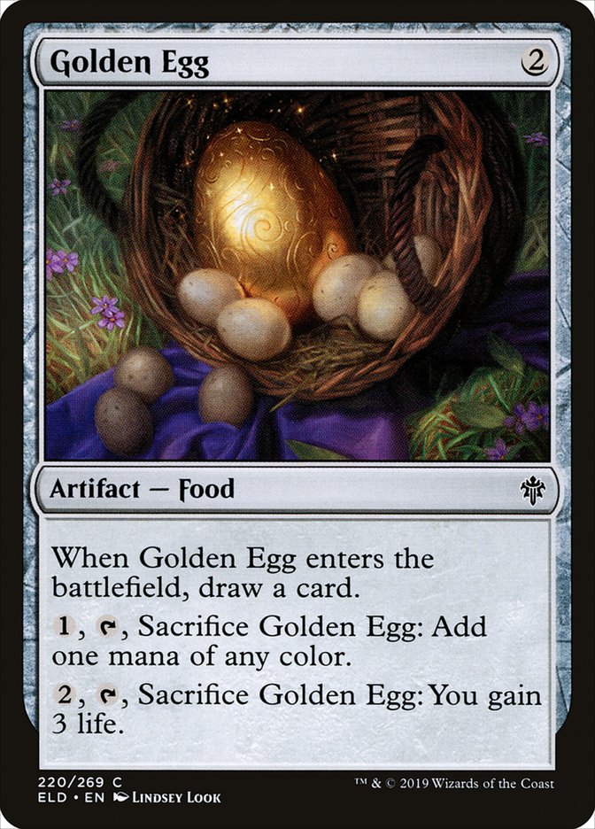 Golden Egg [Throne of Eldraine] | Gamer Loot