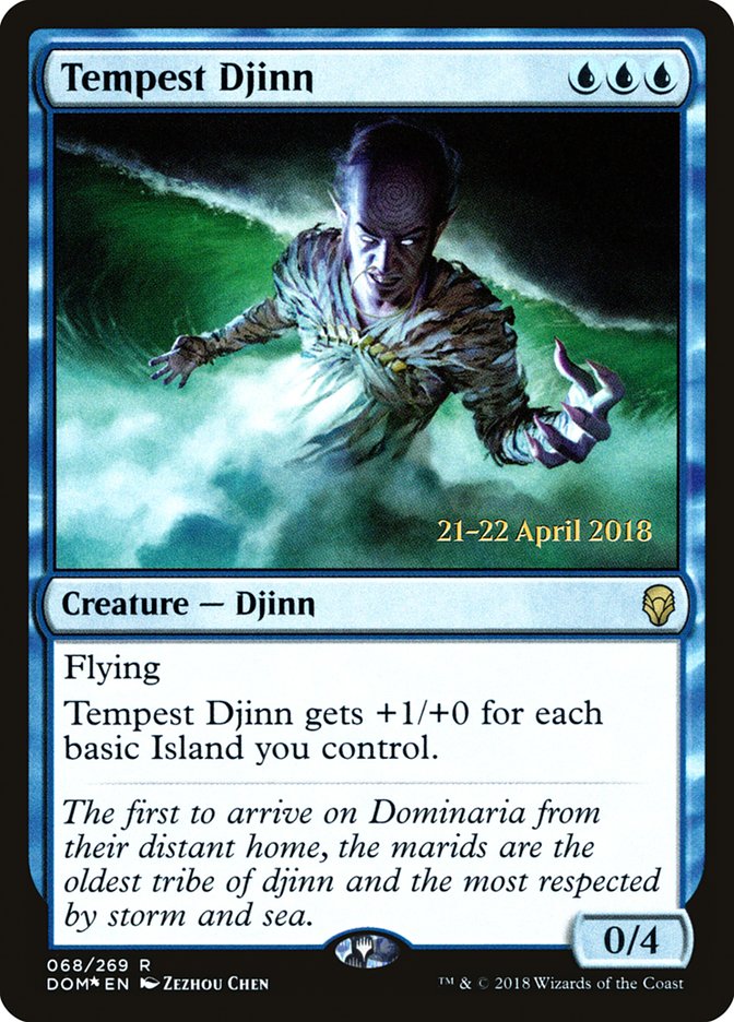 Tempest Djinn  [Dominaria Prerelease Promos] | Gamer Loot