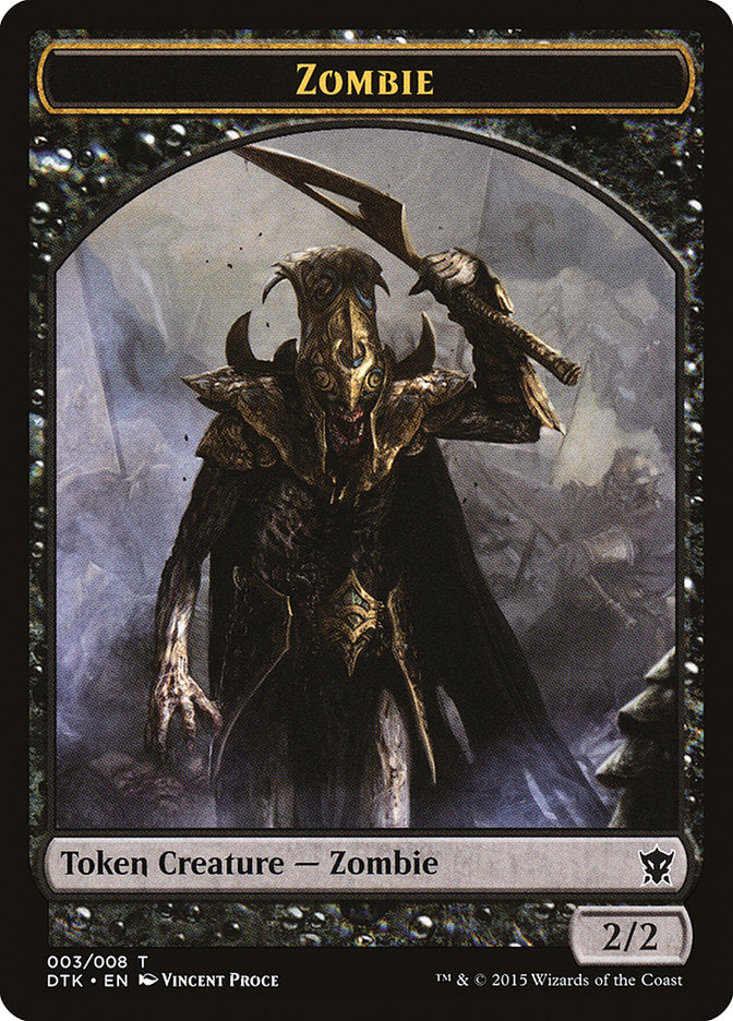 Zombie [Dragons of Tarkir Tokens] | Gamer Loot