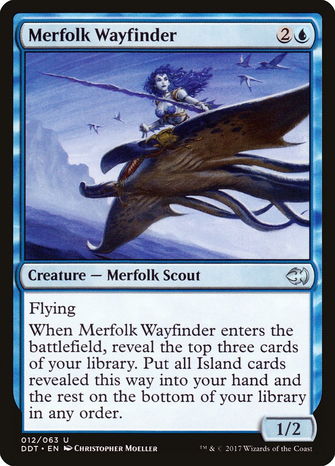 Merfolk Wayfinder [Duel Decks: Merfolk vs. Goblins] | Gamer Loot