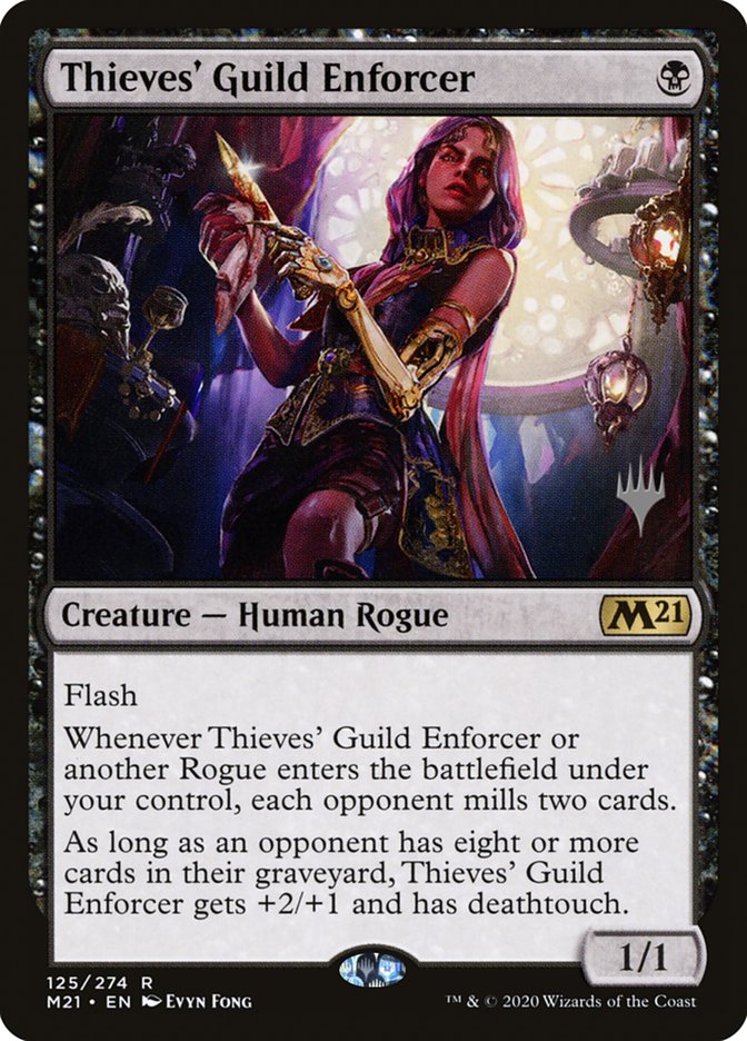 Thieves' Guild Enforcer (Promo Pack) [Core Set 2021 Promos] | Gamer Loot