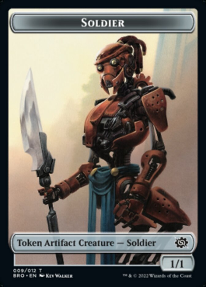 Soldier Token (009) [The Brothers' War Tokens] | Gamer Loot