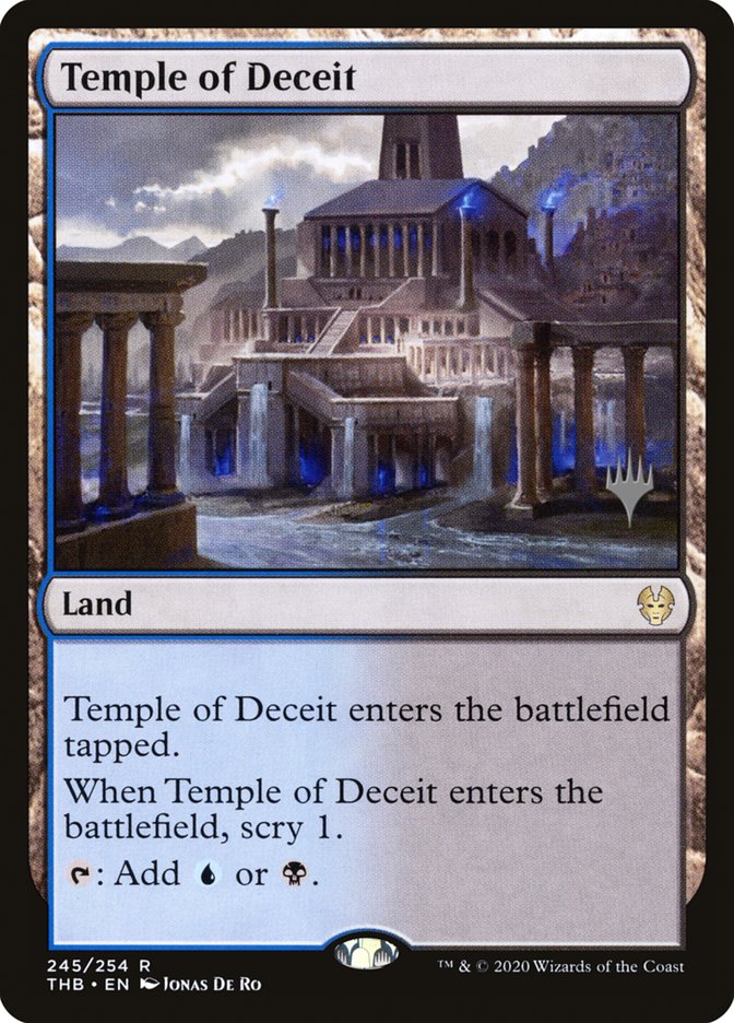 Temple of Deceit (Promo Pack) [Theros Beyond Death Promos] | Gamer Loot