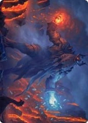 Aegar, the Freezing Flame Art Card [Kaldheim: Art Series] | Gamer Loot