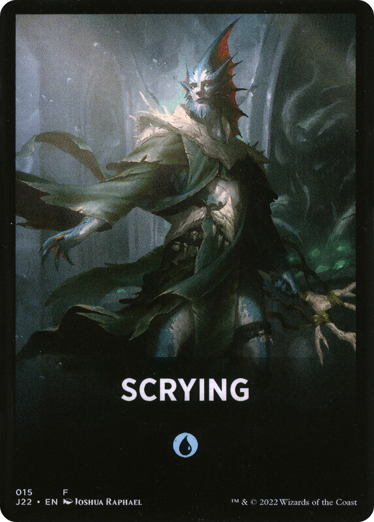 Scrying Theme Card [Jumpstart 2022 Front Cards] | Gamer Loot