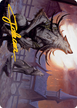 Lord of the Ulvenwald Art Card (Gold-Stamped Signature) [Innistrad: Midnight Hunt Art Series] | Gamer Loot