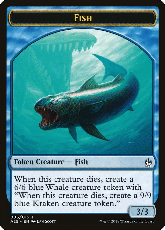 Fish // Kraken [Masters 25 Tokens] | Gamer Loot