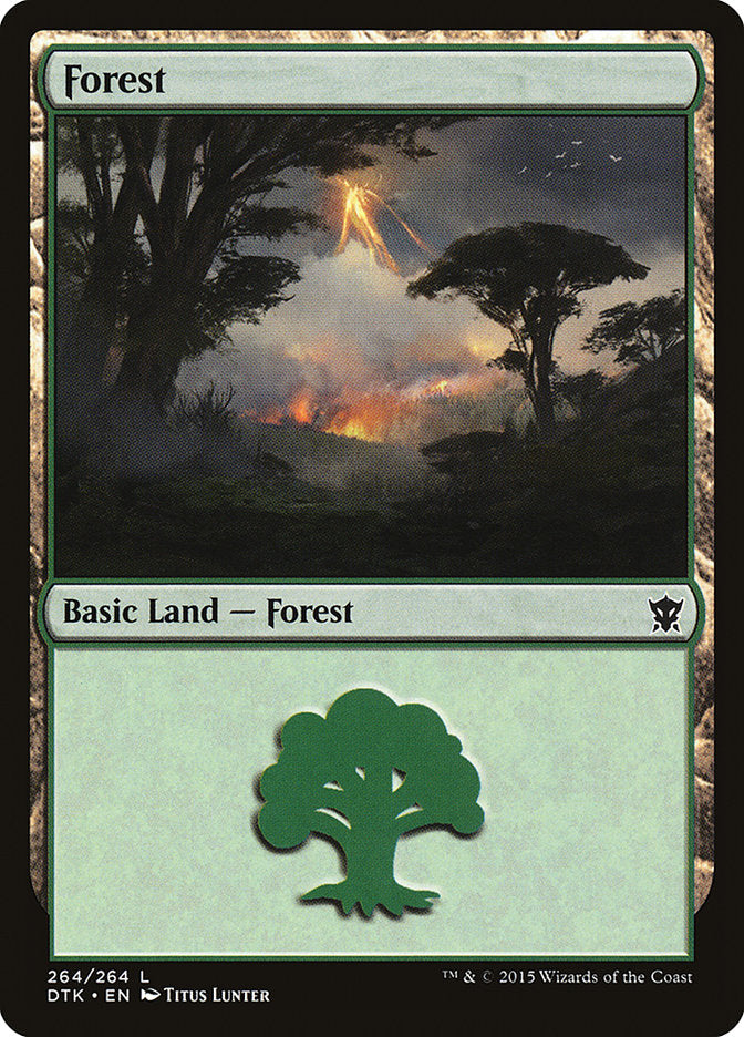 Forest (264) [Dragons of Tarkir] | Gamer Loot