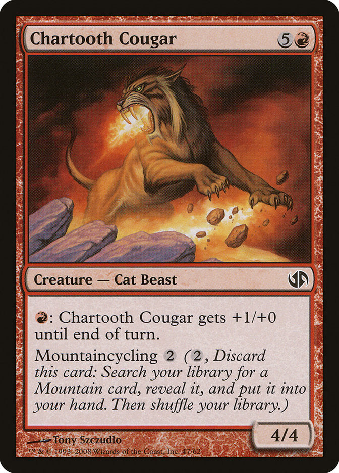 Chartooth Cougar [Duel Decks: Jace vs. Chandra] | Gamer Loot