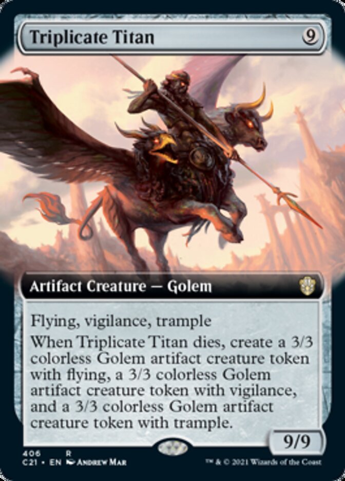 Triplicate Titan (Extended) [Commander 2021] | Gamer Loot