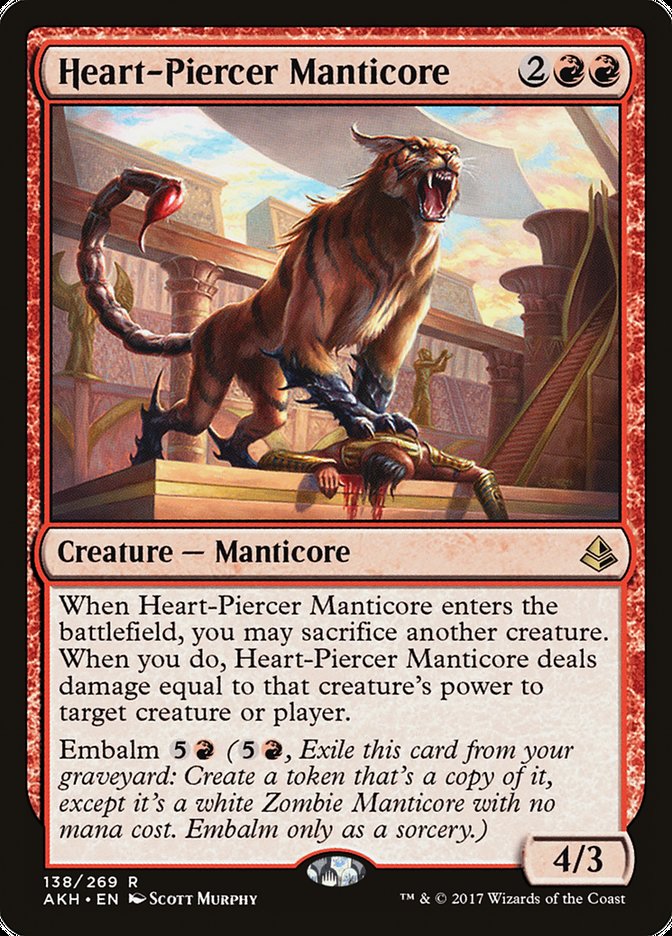 Heart-Piercer Manticore [Amonkhet] | Gamer Loot
