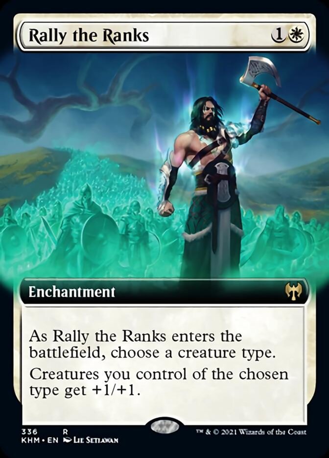 Rally the Ranks (Extended Art) [Kaldheim] | Gamer Loot