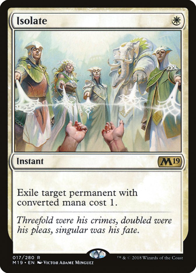 Isolate [Core Set 2019] | Gamer Loot
