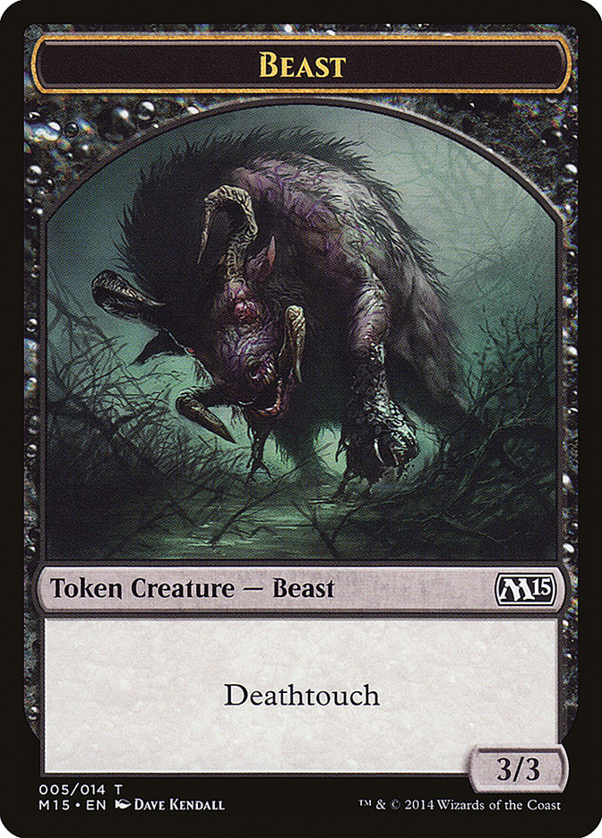 Beast (005/014) [Magic 2015 Tokens] | Gamer Loot