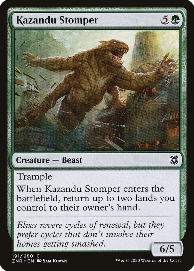 Kazandu Stomper [Zendikar Rising] | Gamer Loot