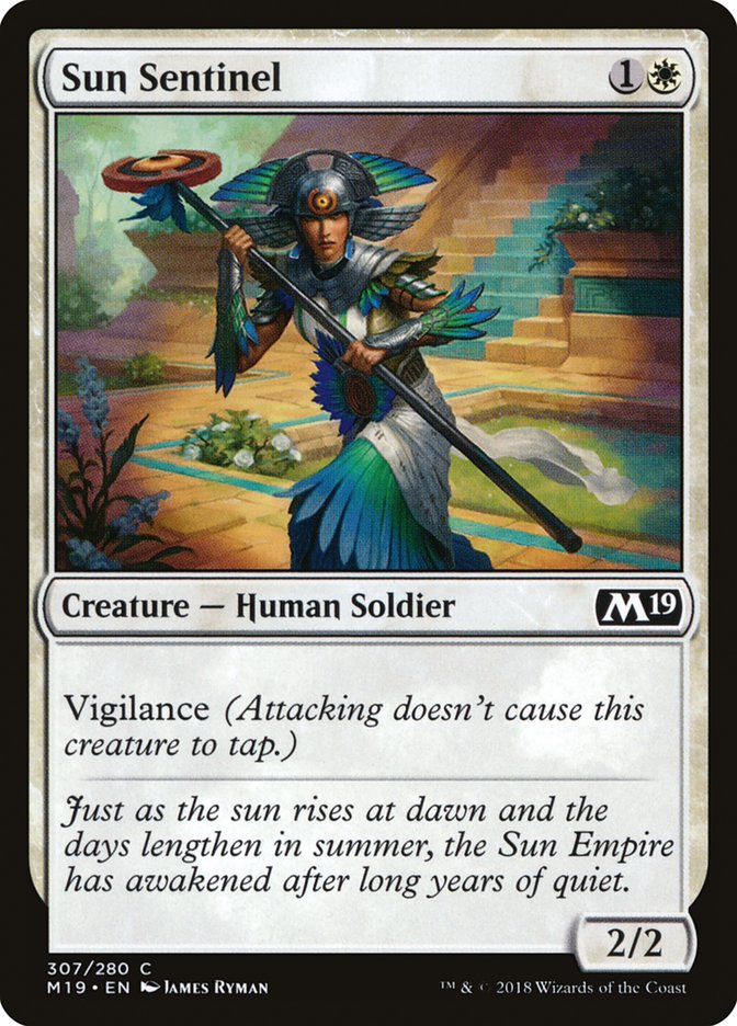 Sun Sentinel [Core Set 2019] | Gamer Loot