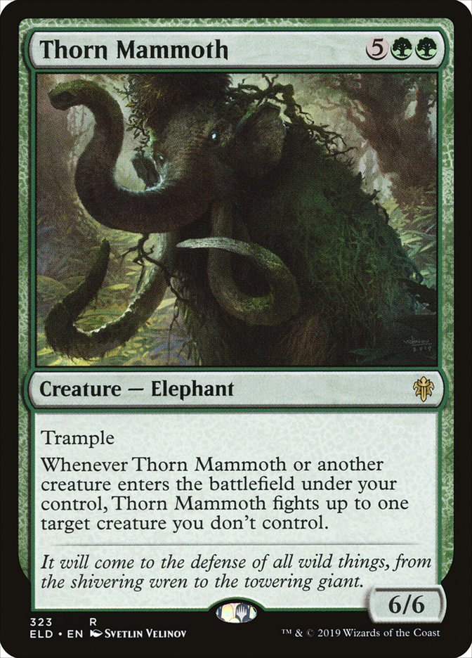 Thorn Mammoth [Throne of Eldraine] | Gamer Loot