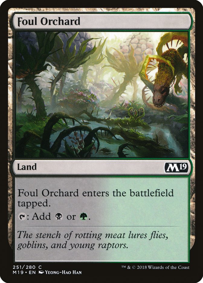 Foul Orchard [Core Set 2019] | Gamer Loot