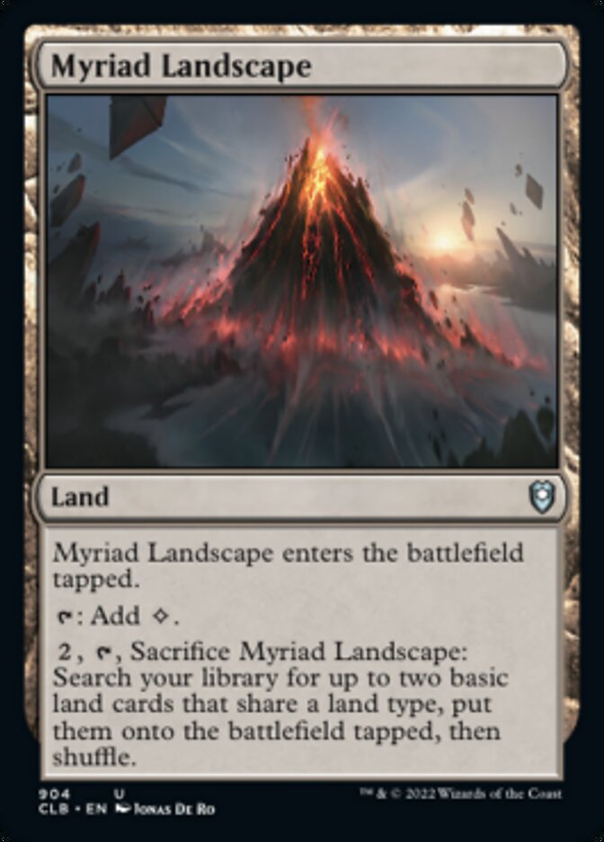 Myriad Landscape [Commander Legends: Battle for Baldur's Gate] | Gamer Loot