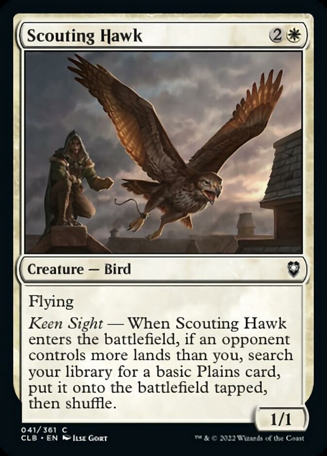 Scouting Hawk [Commander Legends: Battle for Baldur's Gate] | Gamer Loot